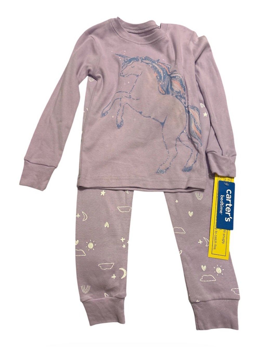 Carter’s Unicorn Pajama Bundle - 4 Pieces - Picture 2 of 4